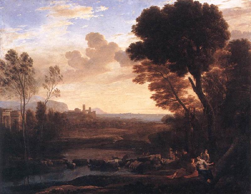 Claude Lorrain Landscape with Paris and Oenone fdg